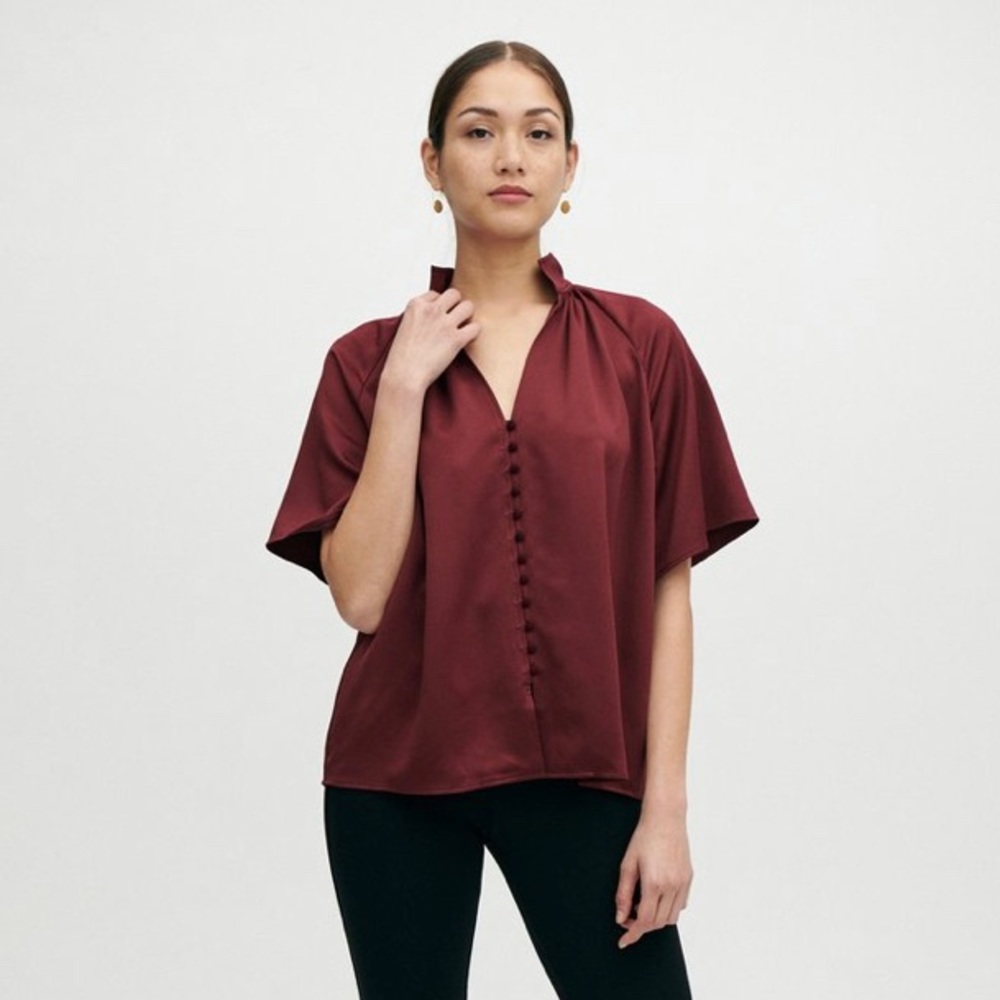 Brass flow blouse size medium